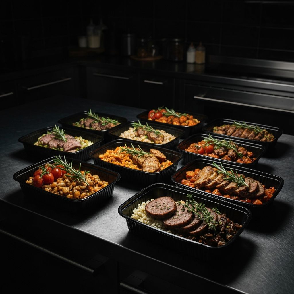 Entrega de menús equilibrados